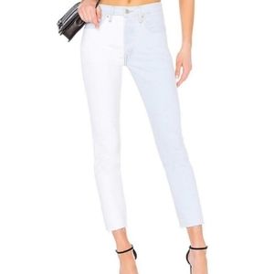 Levi's 501 button fly 2 toned Jeans